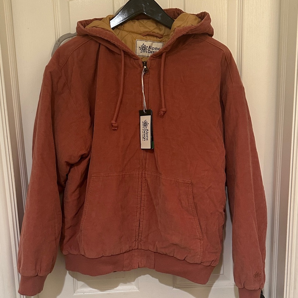 Alpine Design ‘Sedona Clay’ Hooded Jacket Corduroy